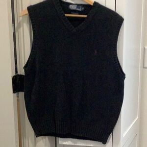 Men's Black Sweater Vest